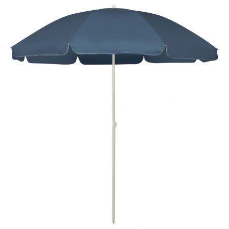 Beach Umbrella Blue 240 cm
