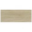 Bookshelf Boards 4 pcs Sonoma Oak 100x40x1.5 cm Engineered Wood