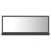 Bathroom Mirror Grey 90x10.5x37 cm Engineered Wood