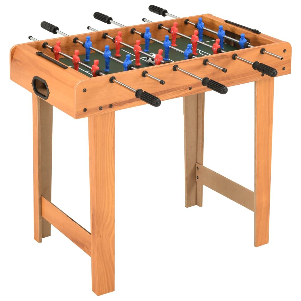 Mini Football Table 69x37x62 cm Maple