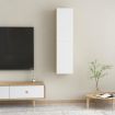 TV Cabinets 2 pcs White and Sonoma Oak 30.5x30x60 cm Engineered Wood