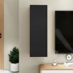 TV Cabinet Black 30.5x30x90 cm Engineered Wood