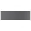 Bookshelf Boards 4 pcs High Gloss Grey 100x30x1.5 cm Engineered Wood