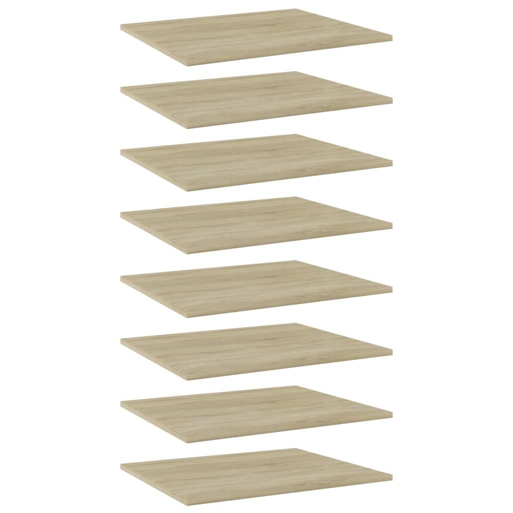 Bookshelf Boards 8 pcs Sonoma Oak 60x50x1.5 cm Engineered Wood
