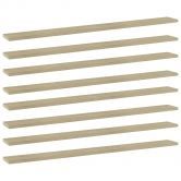 Bookshelf Boards 8 pcs Sonoma Oak 100x10x1.5 cm Engineered Wood