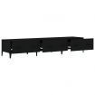 TV Cabinet Black 150x34.5x30 cm Engineered Wood