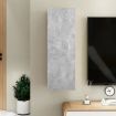 TV Cabinet Concrete Grey 30.5x30x90 cm Engineered Wood