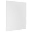 Dishwasher Panel White 59.5x3x67 cm Engineered Wood