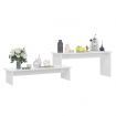 TV Cabinet High Gloss White 180x30x43 cm Engineered Wood