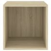 Wall Cabinets 4 pcs Sonoma Oak 37x37x37 cm Engineered Wood