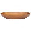 Basin Solid Teak Wood 60x40x10 cm