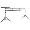 Light Stand Black 438x115x(180-300) cm Steel