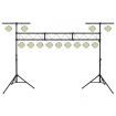 Light Stand Black 438x115x(180-300) cm Steel