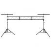 Light Stand Black 438x115x(180-300) cm Steel