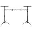 Light Stand Black 438x115x(180-300) cm Steel