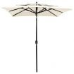 3-Tier Parasol with Aluminium Pole Sand 2x2 m