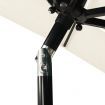 3-Tier Parasol with Aluminium Pole Sand 2x2 m