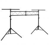 Light Stand Black 338x115x(180-300) cm Steel