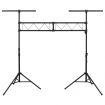 Light Stand Black 338x115x(180-300) cm Steel