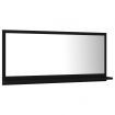 Bathroom Mirror Black 80x10.5x37 cm Engineered Wood