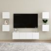 Wall Mounted TV Cabinets 2 pcs White 30.5x30x30 cm