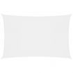 Sunshade Sail Oxford Fabric Rectangular 3x6 m White