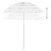 Hawaii Beach Umbrella White 180 cm