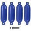 Boat Fender 4 pcs Blue 51x14 cm PVC