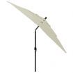 3-Tier Parasol with Aluminium Pole Sand 2.5x2.5 m