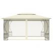 Gazebo with Nets 300x400x265 cm Cream