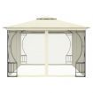 Gazebo with Nets 300x400x265 cm Cream