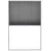 Plisse Insect Screen for Windows Aluminium 80x120 cm