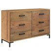 Sideboard Brown 110x35x70 cm Solid Pinewood