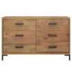 Sideboard Brown 110x35x70 cm Solid Pinewood