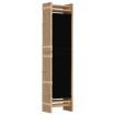 Folding 6-Panel Room Divider 240 cm Bamboo and Canvas