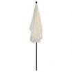 Garden Parasol with Pole 210x140 cm Sand