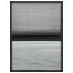 Plisse Insect Screen for Windows Aluminium 80x120 cm with Shade