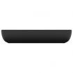 Luxury Basin Rectangular Matt Black 71x38 cm Ceramic
