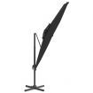 Double Top Cantilever Umbrella Black 400x300 cm