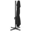 Double Top Cantilever Umbrella Black 400x300 cm