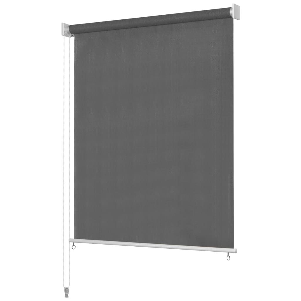 Outdoor Roller Blind 120x140 cm Anthracite