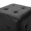 Pouffe 2 pcs Black 30x30x30 cm Faux Leather