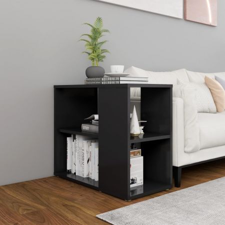 Side Cabinet Grey 60x30x50 cm Engineered Wood