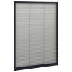 Plisse Insect Screen for Windows Aluminium Anthracite 80x120 cm