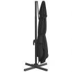 Cantilever Umbrella with Aluminium Pole Black 400x300 cm