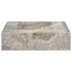 Sink Grey 58x39x10 cm Marble