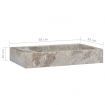 Sink Grey 58x39x10 cm Marble