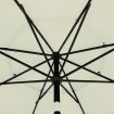 3-Tier Parasol with Aluminium Pole Sand 3.5 m