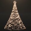 Christmas Tree with Spike Warm White 3000 LEDs 800 cm