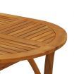 Garden Table 200x90x75 cm Solid Wood Acacia